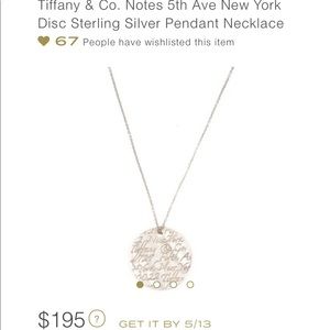 Tiffany necklace • non negotiable • price may drop